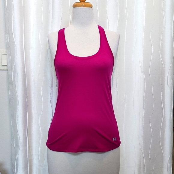 Under Armour Purple Heat Gear Running Tank Top - Picture 1 of 4